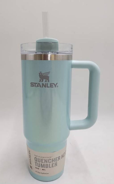 Stanley 30 oz Stainless Steel H2.0 Flowstate Quencher Tumbler Blueberry Milk