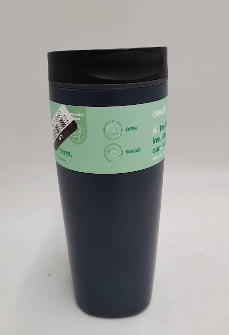 Owala 20oz SmoothSip Slider Stainless Steel Travel Mug - Navy Nights SEE DETAILS
