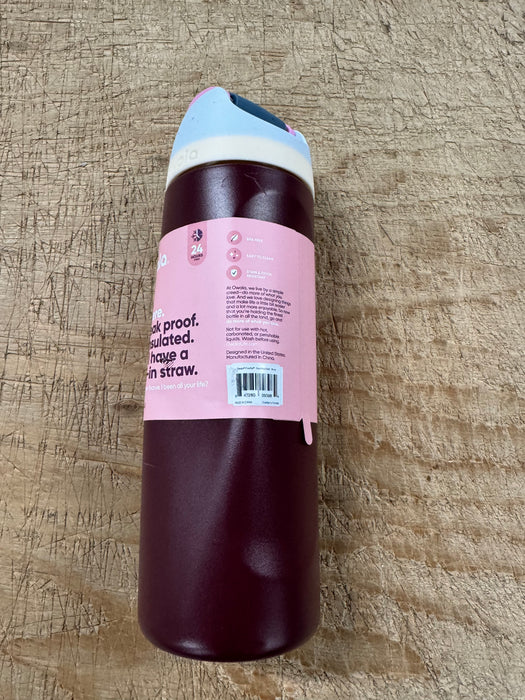 Owala 24oz FreeSip Stainless Steel Water Bottle - Maroon SEE DETAILS