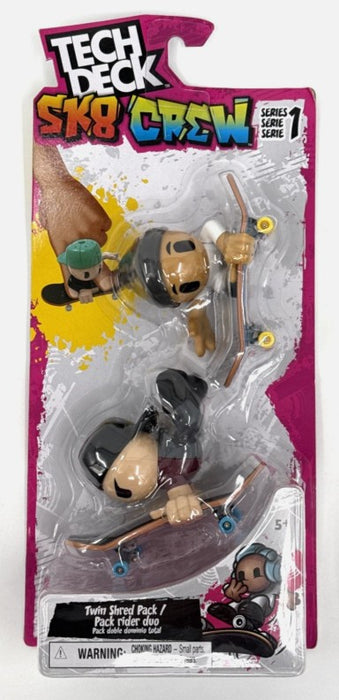 Tech Deck Sk8 Crew 2-Pack Black/Black