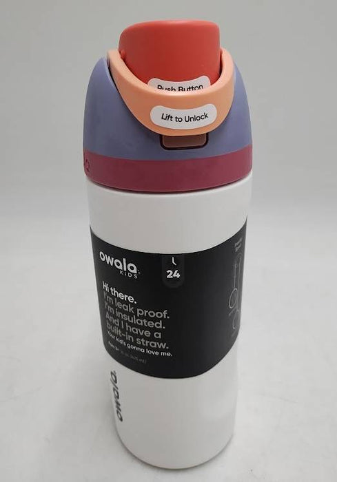 Owala 16oz Kids' Free Sip Stainless Steel Water Bottle - Sleek SEE DETAILS