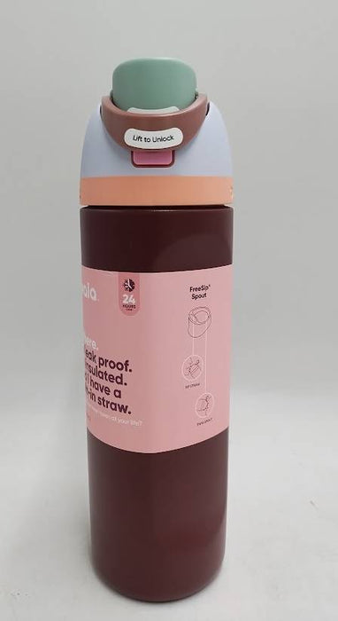 Owala 24oz FreeSip Stainless Steel Water Bottle - Maroon SEE DETAILS