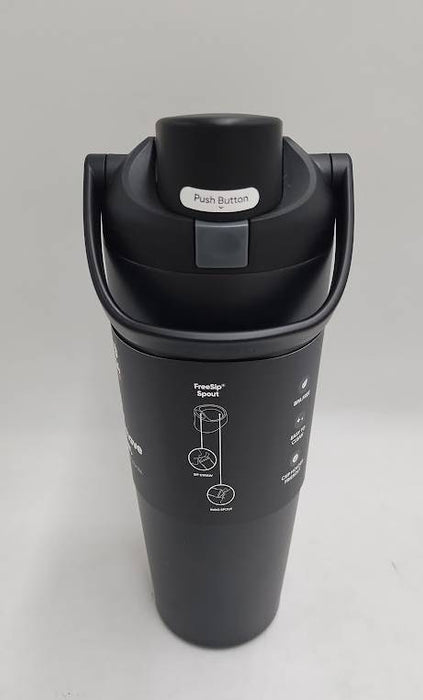 Owala 30oz FreeSip Sway Stainless Steel Tumbler - Very Dark READ DESCRIPTION