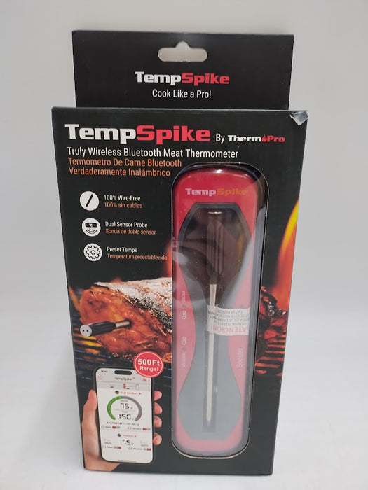 ThermoPro TempSpike 500 Ft Truly Wireless Bluetooth Meat Thermometer
