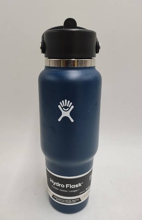 Hydro Flask 32oz Wide Mouth Flex Straw Travel Bottle - Indigo SEE DETAILS