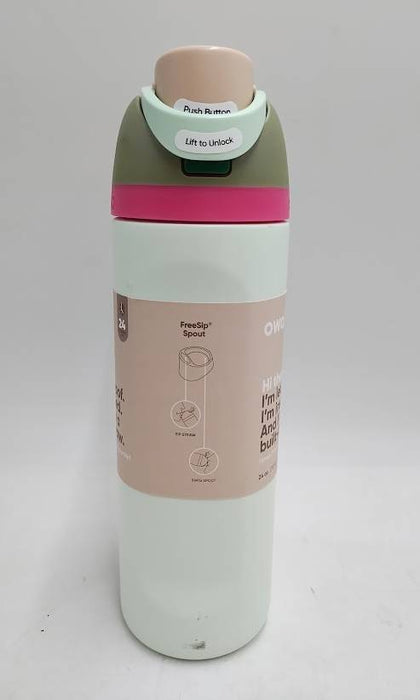 Owala FreeSip 24oz Stainless Steel Water Bottle -Light Green READ DESCRIPTION!!!