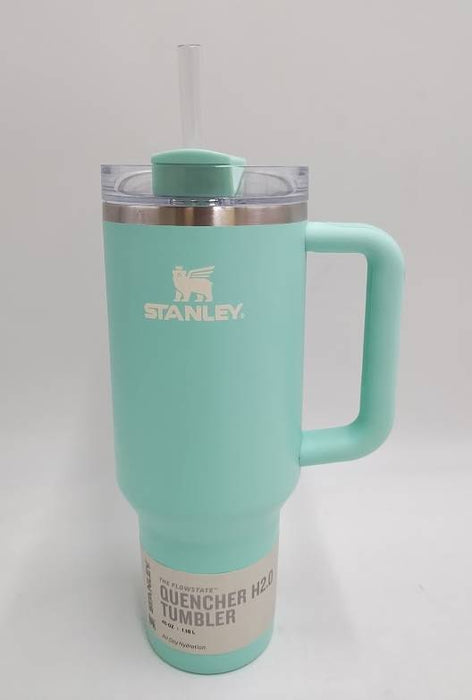Stanley 40 oz Stainless Steel H2.0 Quencher Tumbler Mint Julep SEE DETAILS
