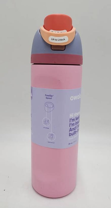 Owala 24oz FreeSip Stainless Steel Water Bottle - Kickflip READ DESCRIPTION