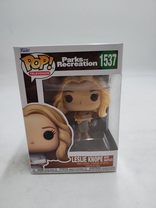 Funko POP! TV Parks & Rec Leslie Knope with Waffles Vinyl Figure - SEE DETAILS