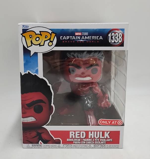 Funko Pop! Vinyl Super 6 in: Marvel - Red Hulk #1338 SEE DETAILS