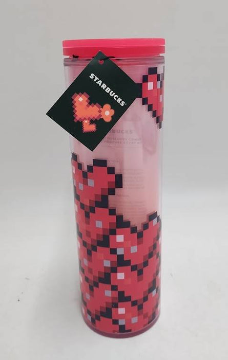 Starbucks 2025 Valentine’S Day Pink Tumbler With Lid, 16 Oz SEE DETAILS