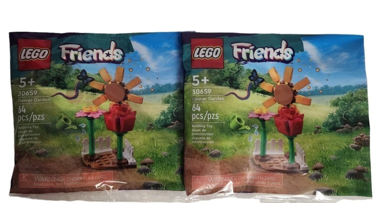 LOT OF 2!!!! LEGO Friends Flower Garden 30659