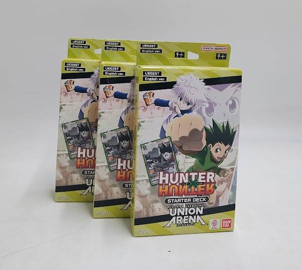 3 PACK !! Union Arena Trading Card Game: Hunter X Hunter Starter Deck