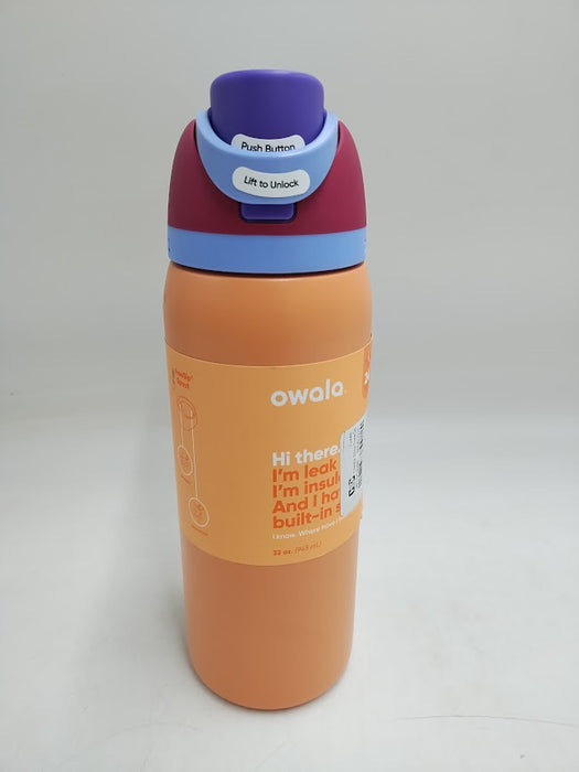 Owala FreeSip 32oz Stainless Steel Water Bottle - Tangy Tango READ DESCRIPTION
