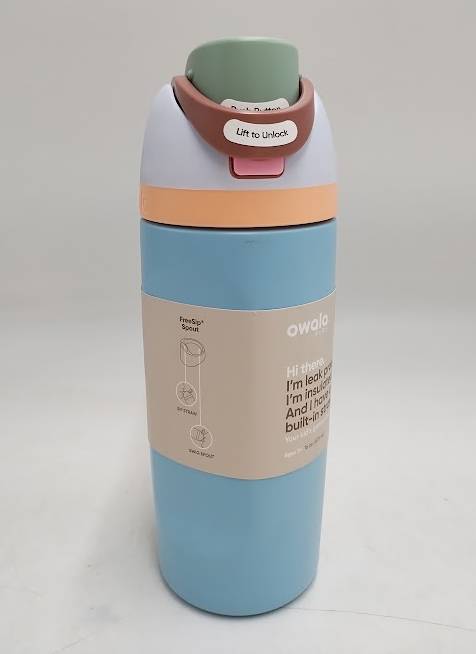 Owala 16oz Kids' Stainless Steel Water Bottle - Secret Lagoon READ DESCRIPTION!!