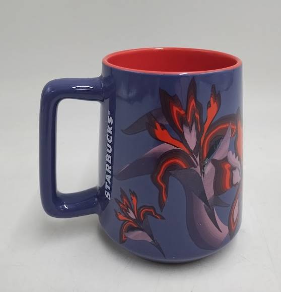 Starbucks 2025 Purple Floral 14oz Ceramic Mug New