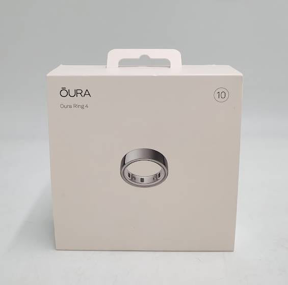 Oura Ring 4 Silver - Size 10 BRAND NEW, OPEN BOX