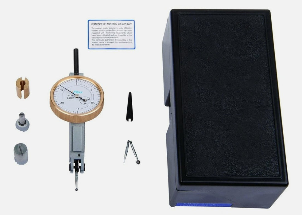 Gold Plus 1-1/5" Long Range Inclined Dial Test Indicator - .060" Range (AGPTI16)