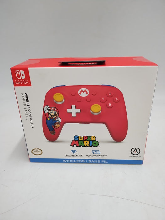 PowerA Core Wireless Controller for Nintendo Switch Mario Joy: Ergonomic Bluetooth Controller