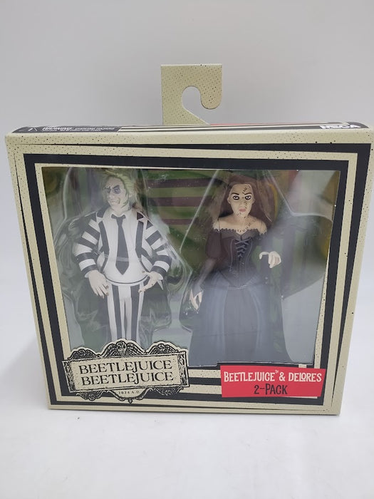 NECA Toony Terrors 6" Scale Beetlejuice and Delores Action Figure