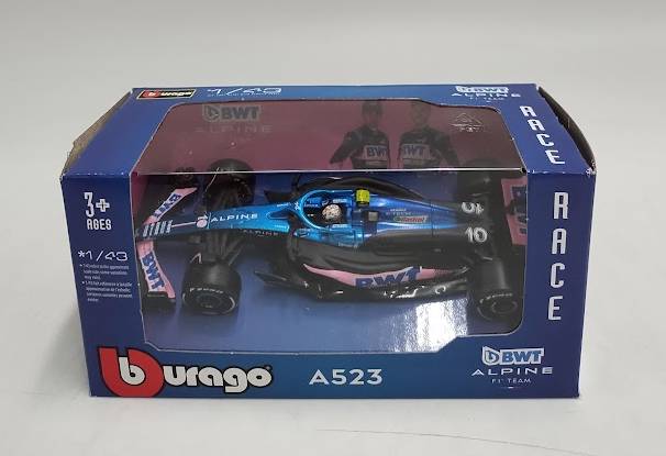 Bburago F1 Racing A523 Team BWT Alpine #10 Pierre Gasly 1:43 SEE DETAILS