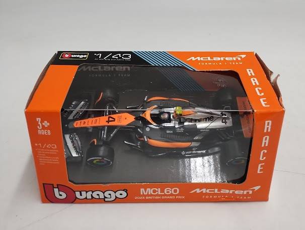 Bburago 2023 McLaren MCL60 Lando Norris #4 1/43 Formula 1 F1 SEE DETAILS