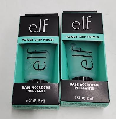 2 PACK!!! e.l.f. Power Grip Primer Mini - Iridescent - 0.5 fl oz