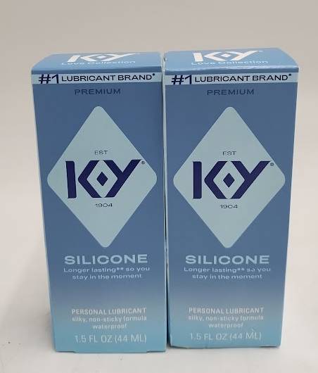 2 PACK!! K-Y True Feel Deluxe Silicone-Based Personal Lube