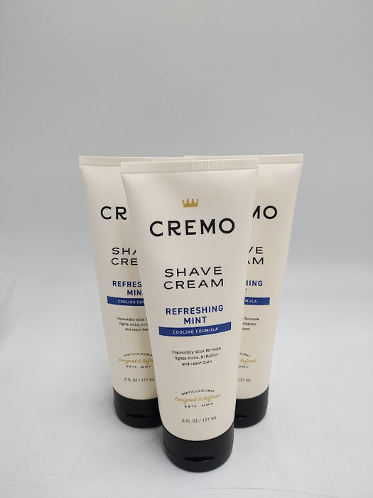3 PACK!!! Cremo Cooling Shave Cream - 6 fl oz