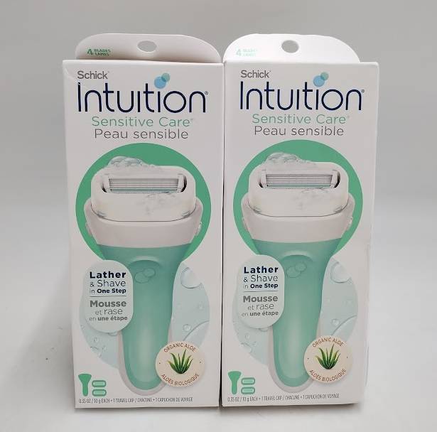 2 PACK !! Schick Intuition Sensitive Care Women's Razor