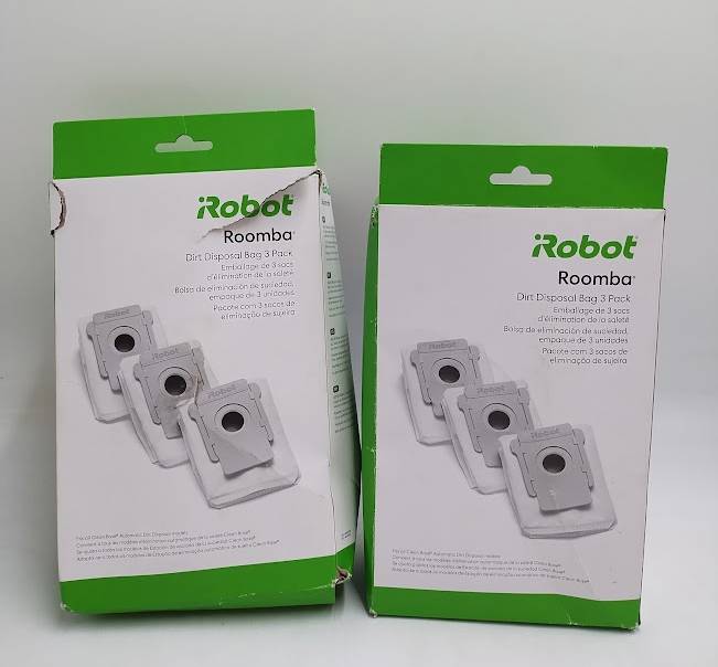 2 PACK!! iRobot 3pk Clean Base Automatic Dirt Disposal Bags - White SEE DETAILS