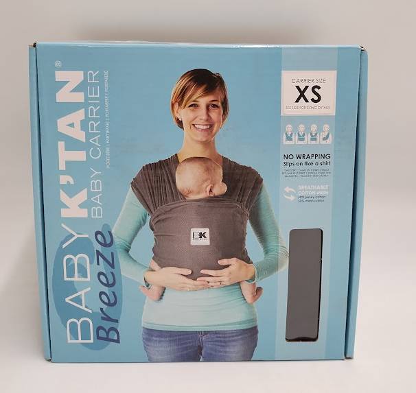 Baby K'tan Breeze Baby Carrier - Black - Extra Small