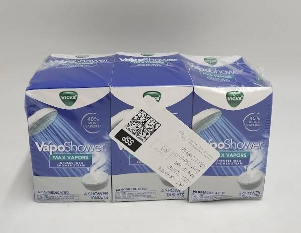 3 PACK!! Vicks VapoShower Max Dissolving Vapors