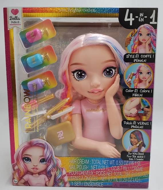 Rainbow High Bella 13" Styling Head 4 in 1 Playset