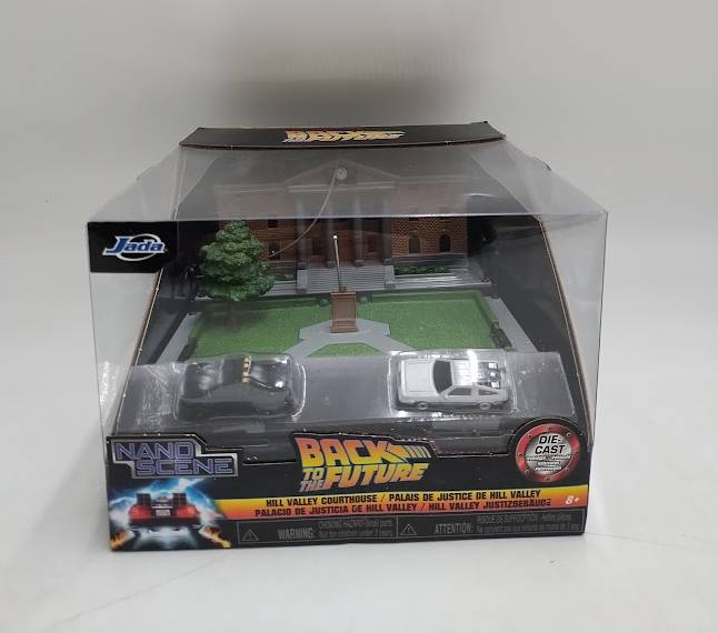 Jada Back to the Future Clock Tower Nanoscene Vehicle Playset SEE DETAILS
