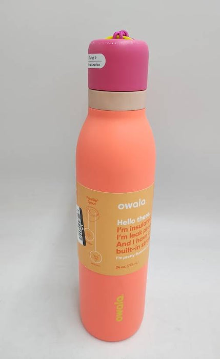 Owala 24oz FreeSip TWIST Stainless Steel Bottle - Neon Nectar READ DESCRIPTION