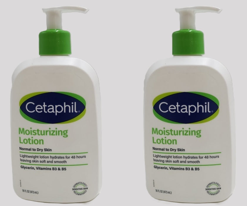 2 PACK!!!! Cetaphil Moisturizing Lotion - 16 fl oz