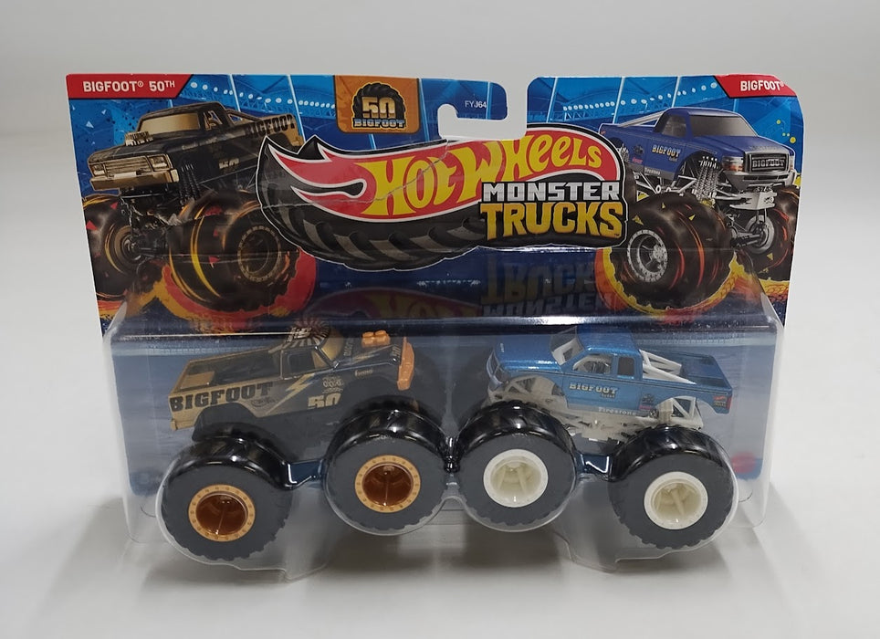 Hot Wheels Monster Trucks 1:64 Diecast BONESHAKER VS SKELESAURUS SEE DETAILS