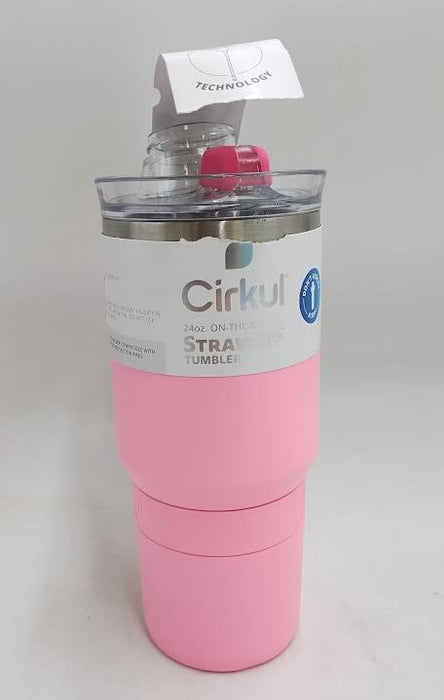 Cirkul Flamingo On-The-Go StrawSip Tumbler - 24oz READ DESCRIPTION