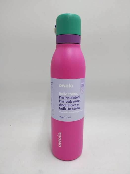 Owala Special Edition 24oz FreeSip TWIST- Shocking Grape READ DESCRIPTION