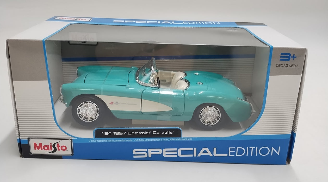 Maisto Special Edition Diecast Vehicle - 1:24 Scale 1957 CHEVROLET CORVETTE