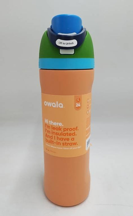Owala FreeSip 24oz Stainless Steel Water Bottle - Tangy Tango READ DESCRIPTION