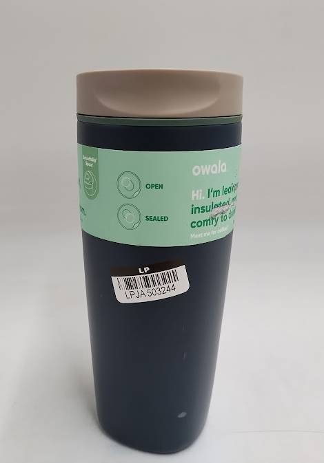 Owala 20oz SmoothSip Slider Travel Mug - Navy Nights READ DESCRIPTION