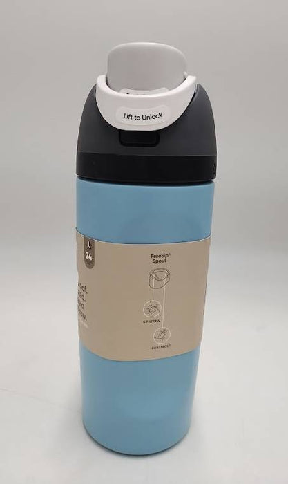 Owala 16oz Kids' FreeSip Stainless Steel- Secret Lagoon READ DESCRIPTION