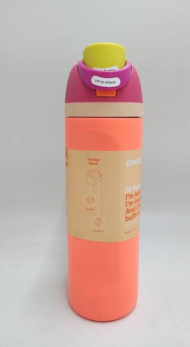 Owala Special Edition 24oz FreeSip Water Bottle - Neon Nectar READ DESCRIPTION
