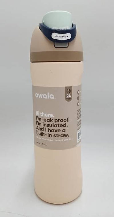 Owala FreeSip 24oz Stainless Steel Water Bottle - Sandy Shores READ DESCRIPTION