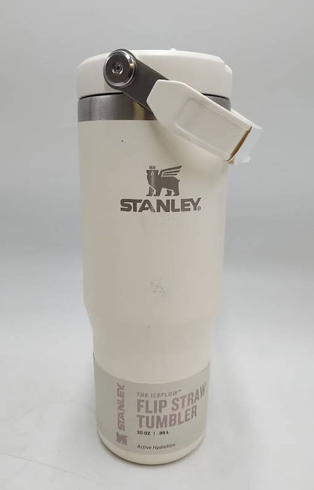 STANLEY Iceflow Stainless Steel Tumbler - Cream READ DESCRIPTION