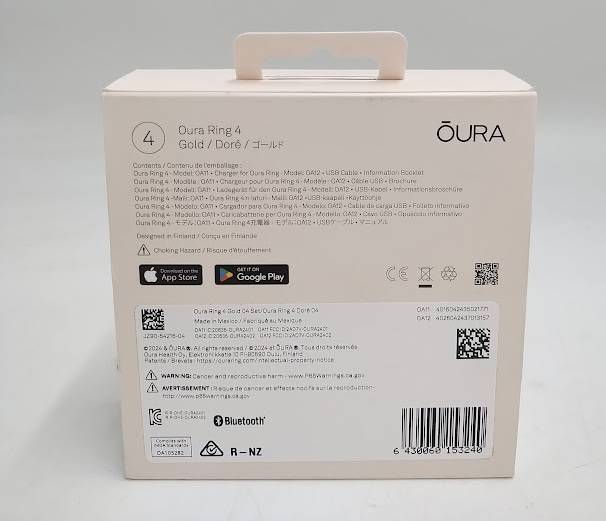 Oura Ring 4 Gold - Size 4