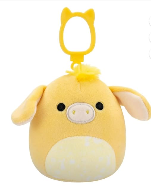Squishmallows 3.5" Gavyn Yellow Donkey with Floral Belly Stuffed Animal