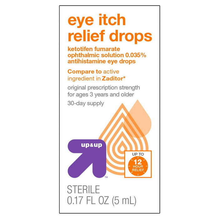 Eye Itch Relief Drops - 0.17 fl oz - Up&Up&